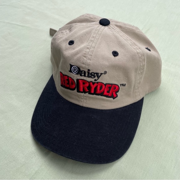 Daisy Red Ryder Hat Men's Adjustable Size Beige / Black - Picture 2 of 6